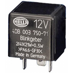 Posūkio signalo relė 12V, 3 kontaktų 4DB003750711