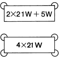 Posūkio signalo relė 12V, 3 kontaktų 4DB003750711