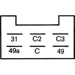 Posūkio signalo relė 4DN008768191