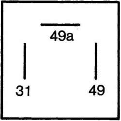 Posūkio signalo relė 4AZ001879051
