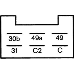 Hella posūkio signalo relė 4DM003944091