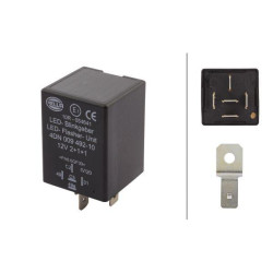 Posūkio signalo relė, 5 polių LED, 12V, 4DN009492101