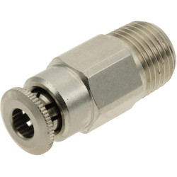 Įspaudžiama jungtis, 4 mm skersmens, tiesi, išorinis sriegis 1/8 colio, Kramp CLSG4RK18