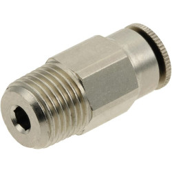 Įspaudžiama jungtis, 4 mm skersmens, tiesi, išorinis sriegis 1/8 colio, Kramp CLSG4RK18