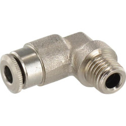 Įspaudžiama jungtis, 4 mm skersmens, 90° išorinis sriegis, M8x1, Kramp CLWS4MK81