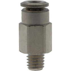 Įspaudžiama jungtis, 4 mm skersmens tiesi, išorinis sriegis M6x1 Kramp CLSG4MK61