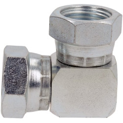 Kompaktiška alkūnė F/F 1/2 BSP 90° FF9008K