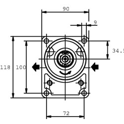 Tandeminis siurblys PLP20.16-D3-55-B2 PLP2016D355B2