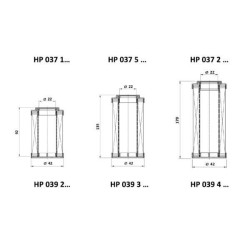 Filtro elementas 6 µm HP0392A06AN