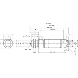 Apvalus cilindras DNR1210M