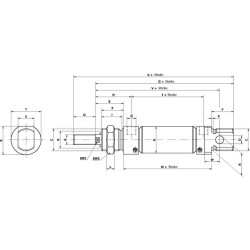 Apvalus cilindras DNR2580M