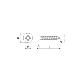 Gipso kartono varžtas 3,9x35 mm PH2 įleidžiamas HiKOKI 754615