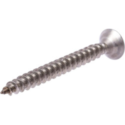 Medsraigtis 6x60 mm PZ3 įleidžiama galvute, nerūdijantis plienas Kramp SPS660RVSP100