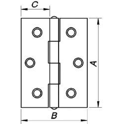 Briaunos vyris 76 x 21 mm 0960150302300