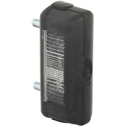 Massey Ferguson 165 MKIII 2KA001389101 Valstybinio numerio apšvietimas 5W, stačiakampis, 12/24V, baltas, varžtas, 80x31mm, ašmen