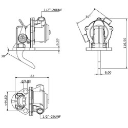 Massey Ferguson TEF20 826154M91KR Kuro siurblys