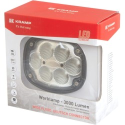 Case - IH Magnum 340PST - Engine tier 4A, (ES) 3/11-12/14 LA10433 Darbinis LED žibintas, 30 W, 3000 lm, ovalus, Kramp