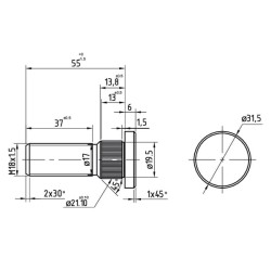 Case - IH 940 3399467R1N Rato varžtas CNH