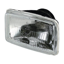 Massey Ferguson 3455 05630000 Priekinių žibintų įdėklas Halogeninis, stačiakampis, skaidrus, 155x96,3x92mm, Cobo