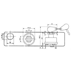 Massey Ferguson 3635 14188000 Uždegimo jungiklis 1-2-3-4, Cobo
