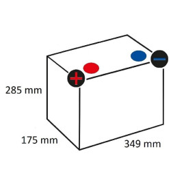 Massey Ferguson 3680 625014072A742 Baterija 12V 125Ah 720A Promotive Heavy Duty VARTA