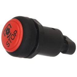 Massey Ferguson 7465 Tier 3 11801006PN Stūmimo jungiklis, GTV, apvalus, raudonas