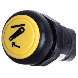 Massey Ferguson 7499 Tier 3 11801003PN Stūmimo jungiklis, apatinė jungtis, apvali, geltona