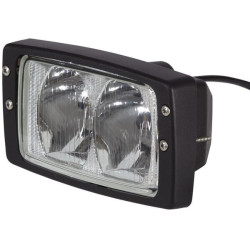 Massey Ferguson 8260 1GB996080021 Darbinis šviestuvas halogeninis, 55/70W, stačiakampis, 12/24V, skaidrus, 182x102mm AMP kištuka