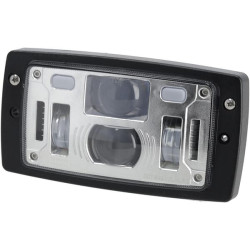 Massey Ferguson 8260Xtra LA10425 priekiniai žibintai LED, 40/22W, stačiakampiai, 10-30V, 185x102x82, tolimosios / artimosios švi