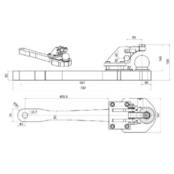 Massey Ferguson 8480 009603130A11 Nešimo plokštė 80 mm