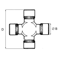 Massey Ferguson 8660 7600645002N Cross kit
