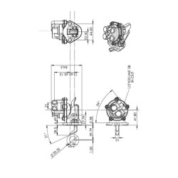Massey Ferguson 250 2641A063KR degalų siurblys Perkins