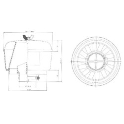 Massey Ferguson 360 PBH001251 Pirminis valiklis Donaldson