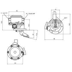 Massey Ferguson 365 2641338KR degalų tiekimo siurblys, 4222104M91