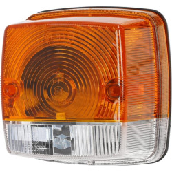Massey Ferguson 365 2BE003014251 Krypties ir padėties apšvietimas 21W, kvadratinis, 12V, gintaro spalvos/skaidrus, užsukamas, 84