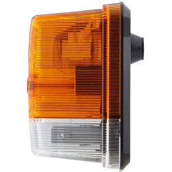 Massey Ferguson 390 2BE003014251 Krypties ir gabaritinis apšvietimas 21W, kvadratinis, 12V, gintaras/skaidrus, užsukamas, 84x84m