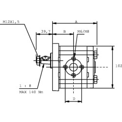 Massey Ferguson 399 PLP2011D082E2 siurblys PLP20.11,2D0-82E2-LEA/EA-