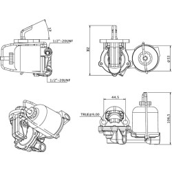 Massey Ferguson 152 2641408KR Kuro siurblys Perkins