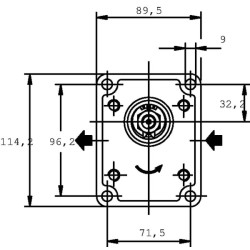 Massey Ferguson 174 PLP2011D082E2 siurblys PLP20.11,2D0-82E2-LEA/EA-