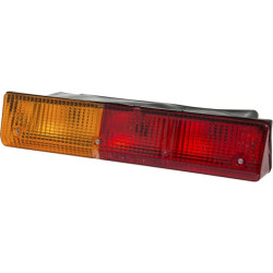 Massey Ferguson 174 02351000 Galinis žibintas RH stačiakampis, raudonas/gintaras, užsukamas, 305x62x100mm Deutsch kištukas, Cobo