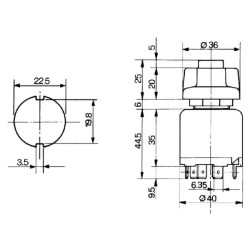 Massey Ferguson 274 23101000 Šviesos jungiklis