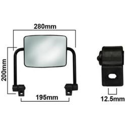 Massey Ferguson 2720 VLD1056 Plokščias veidrodis