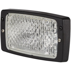 Massey Ferguson 4245 1GB006213111 Darbinis žibintas halogeninis, 55/70W, stačiakampis, 12/24V, skaidrus, 182x103x102mm AMP kištu