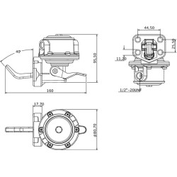 Massey Ferguson 4270 4222449M91KR kuro siurblys