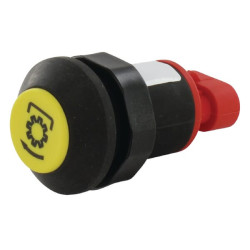 New Holland TS100A Delta 11905001PN Push switch, PTO, round, yellow