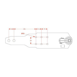 New Holland TS115A 8005344 Carry plate