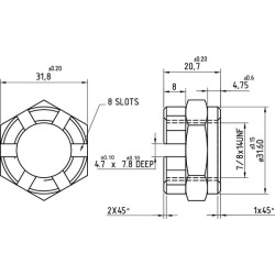 New Holland TS125A Plus 82895302N Wheel nut
