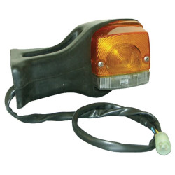 New Holland T4020 03434000 Direction and position light LH Halogen, front, square, 12V, amber/transparent, bolt on, 190x AMP plu