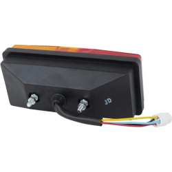 New Holland T4030 Deluxe 02752000 Rear light rectangular, red/amber, bolt on, 160x67mm AMP plug, Cobo