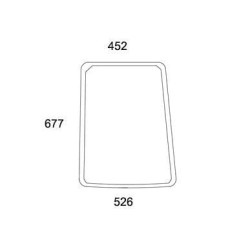 New Holland T4.55 84266111N Side window
